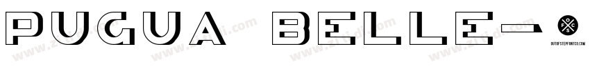 Pugua Belle字体转换